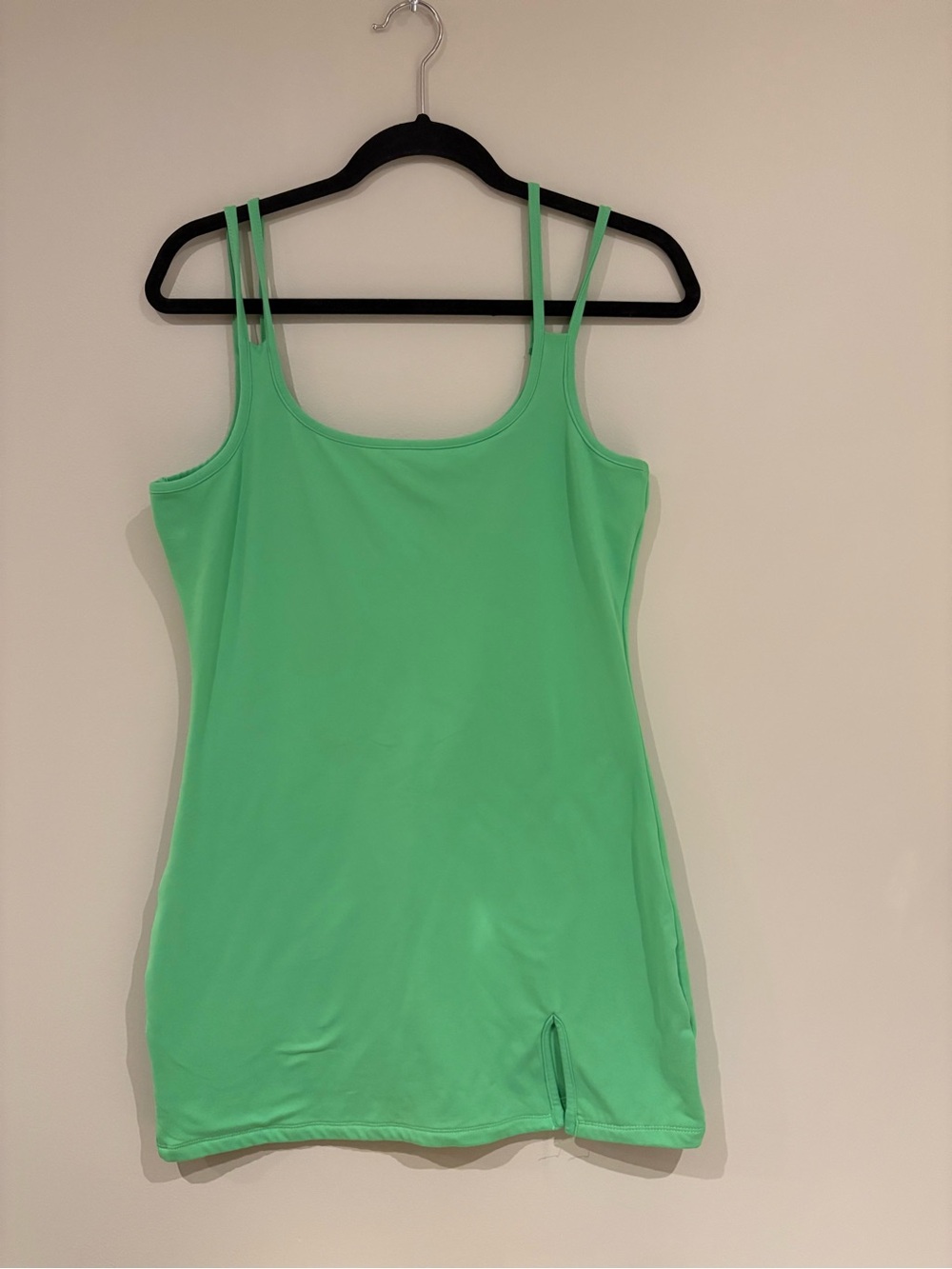 Women’s Double-Strap Tank Dress in Green